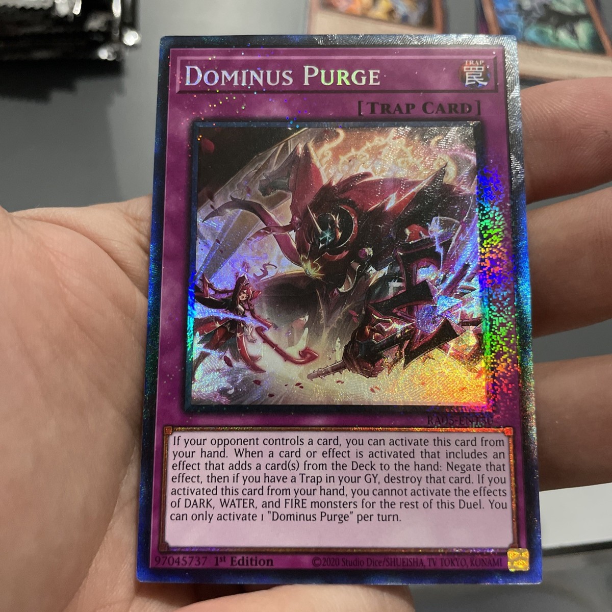 Dominus Purge (Collector's Rare) RA05-EN150 Rarity Collection 5