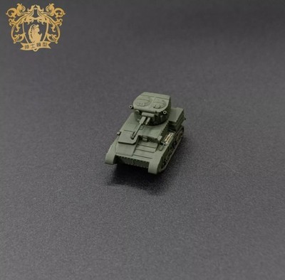 Handmade 3D Printed 1/144British Vickers MK.VI light tank Model Finished Product