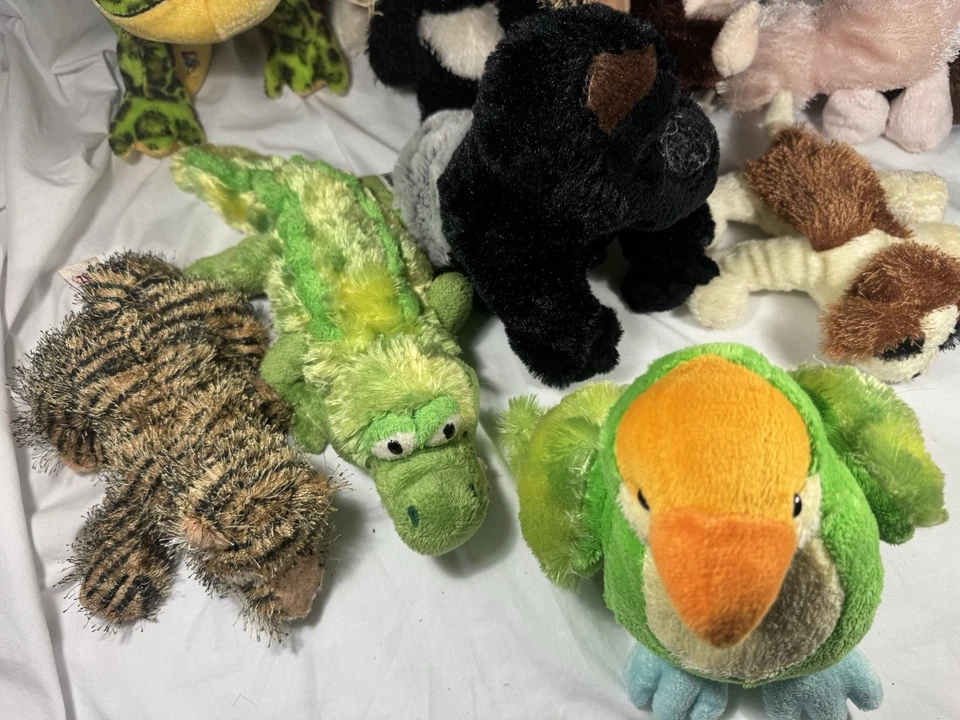 Webkinz Plush Lot of 35 + 1 Jacket No Codes Dogs Cats Frog Lion Seal Parrot More - Image 2 of 4