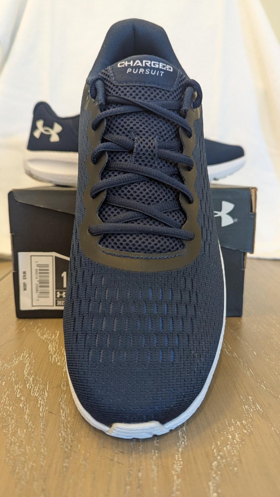 SAOLA Scarpe Under Armor Uomo NUOVE Taglia 12M (Blu Navy) SPEDIZIONE GRATUITA
