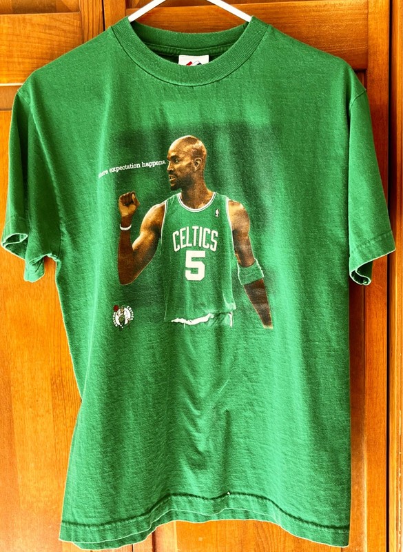 Majestic Kevin Garnett Boston Celtics NBA T-Shirt Mens Medium