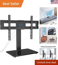 Universal TV Stand, Table Top TV Stands for 37 to 65, 70, 75 Inch Flat Screen...