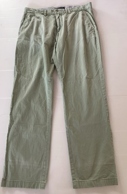 Tommy Hilfiger Chino Pants Mens Size 33 Green Mercer Straight
