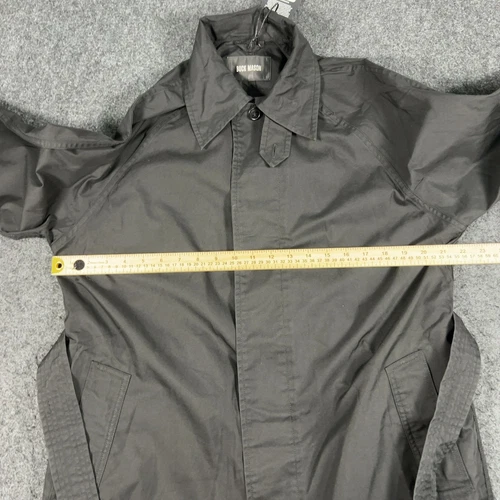 Buck Mason Black Storm Stopper Mackintosh Trench Mens Sz XS NWI Msrp378 [GB1] image 5
