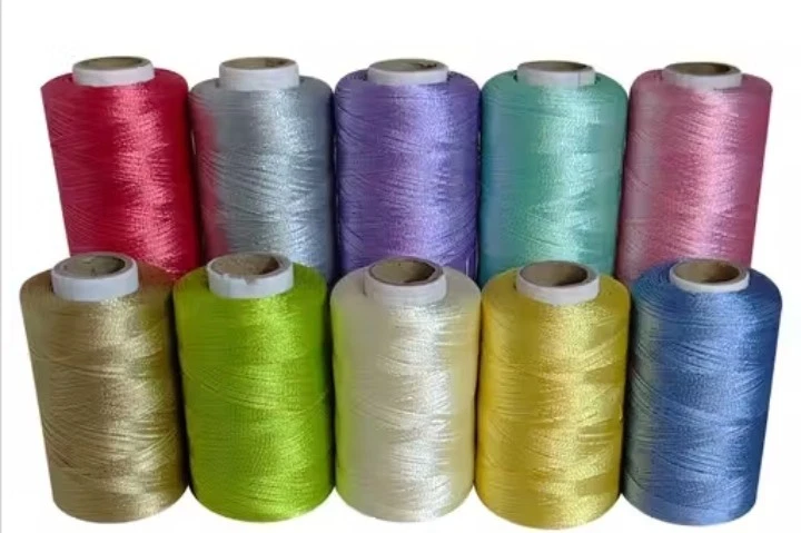 Silk Sewing Applique 15 Weight Each Thread Sampler 10 Colors - Image 2 of 4