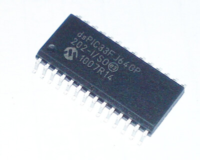 DSPIC33FJ64GP202-I/SO dsPIC33FJ64GP202 IC MCU 16BIT 64KB FLASH SOP28 x 1PC NEW