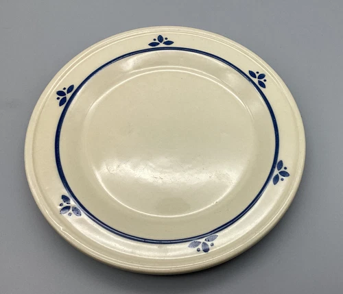 Roseville Ohio Blue “FRIENDSHIP” Salad/Dessert Plate 7.5” - USA Pottery