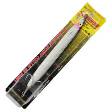 Spinnow Jigging Spoon Black White 3oz Lure 5.5in Doug Field Zzinger