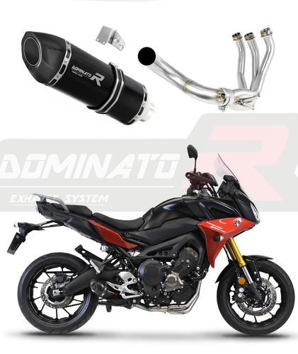SCARICO COMPLETO HP1 TITANIO BLACK YAMAHA MT09 MT 09 / TRACER GT MY 2017 2020 - Foto 7 di 8
