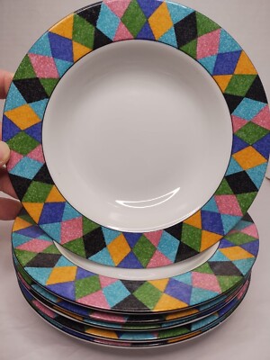SET of 6 Studio Nova Soup Bowls Fiesta Nancy Green 8.25'' 