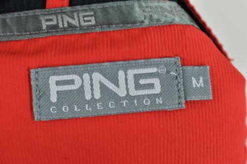 PING Red Windcheater Jacket size M Mens Half Zip Pullover Outdoors Outerwear - Picture 7 of 8