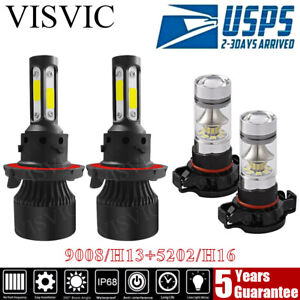 H13+5202 LED Fog Light Hi/Lo Cree Headlight for Jeep Patriot Wrangler 2011-2017 H13+5202 LED Fog Light Hi/Lo Cree Headlight for Jeep Patriot Wrangler 2011-2017
