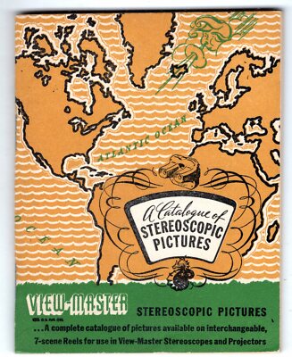 VIEW-MASTER 1948 Stereoscopic Reels Catalog NICE CONDITION