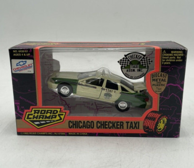 1995 Road Champs 1:43 Scale Diecast Chevrolet Chicago Checker Texi No. 6430-61