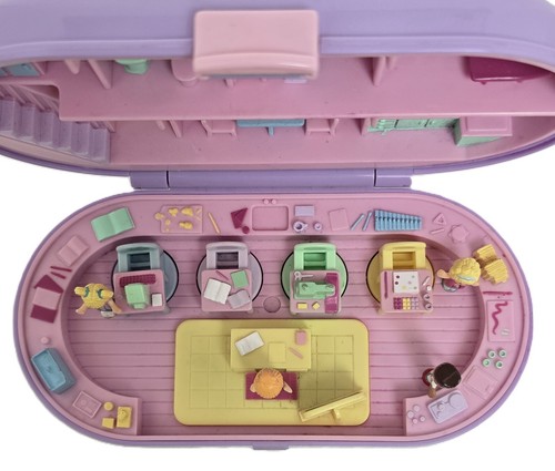 Mattel Polly Pocket Bluebird Stampin' School Set Vintage 1992 - Near Complete - Picture 2 of 15