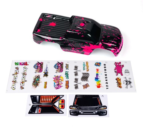 Custom Body Hot Pink for Traxxas Stampede 1/10 Truck Car Shell Cover - Picture 4 of 9