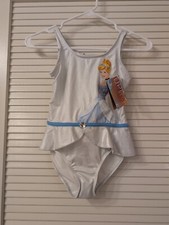 Disney Store Princess Cinderella One Piece Swimsuit 7/8 NWT