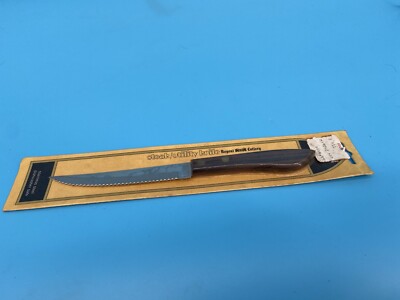 Vintage Regent Steak Knife Utility Cutlery Wood Handle New