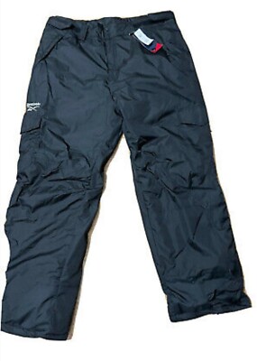 Reebok XLarge Mens Ski/Snow Pants Black New