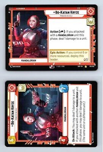 Bo-Katan Kryze #12/262 Star Wars Unlimited Shadows Of The Galaxy 2024 Rare TCG