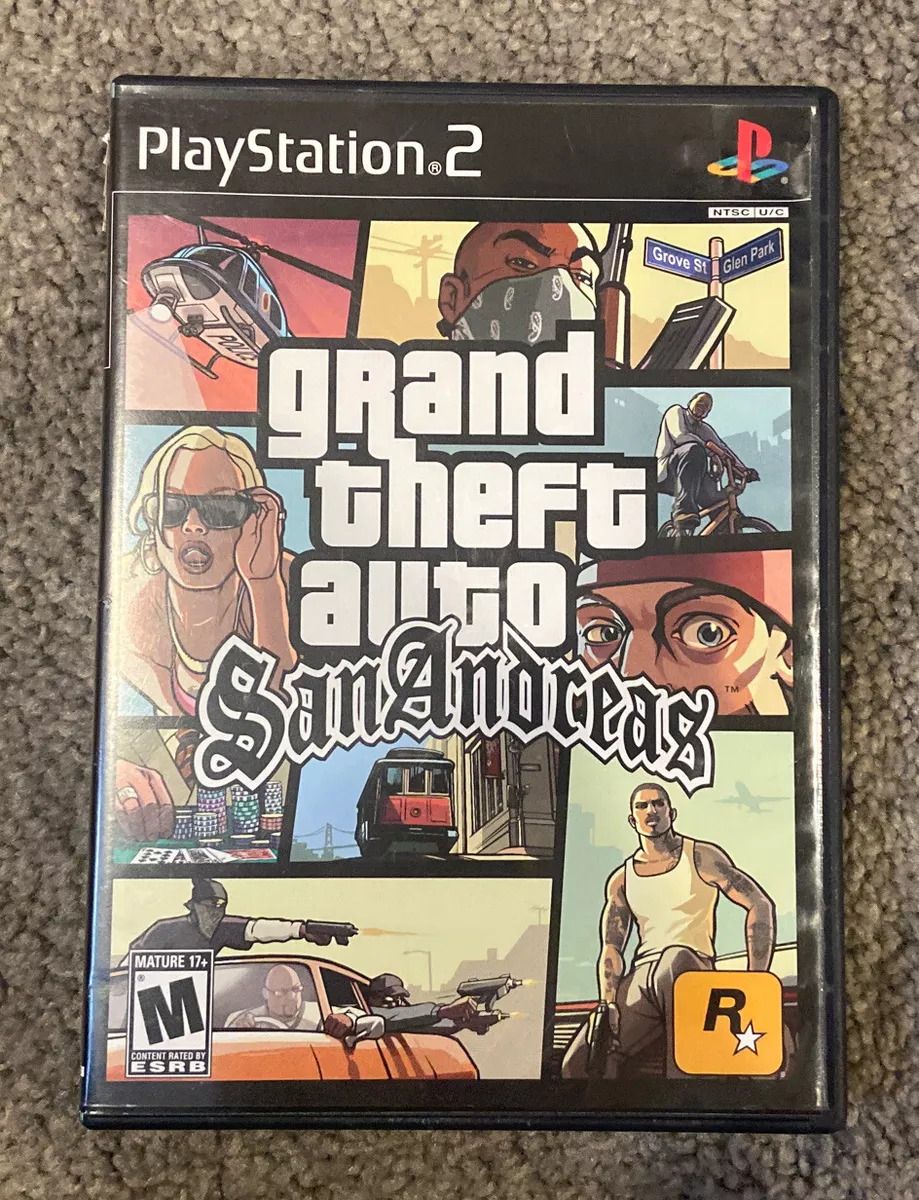 Grand Theft Auto San Andreas Sony Playstation 2 Game