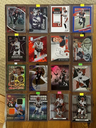 (54) Joe Burrow Cincinnati Bengals Prizm Rookie AUTO Lot w/ SP / #d / PATCHES