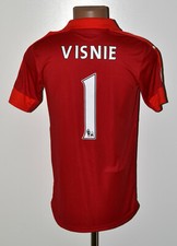 *BNWT* LEICESTER CITY 2016 2017 GOALKEEPER FOOTBALL SHIRT VISNIE #1 SIZE S ADULT
