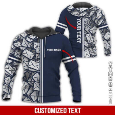 Postal Worker Custom Name All Over Print For Men & Women 3D HOODIE Best Price