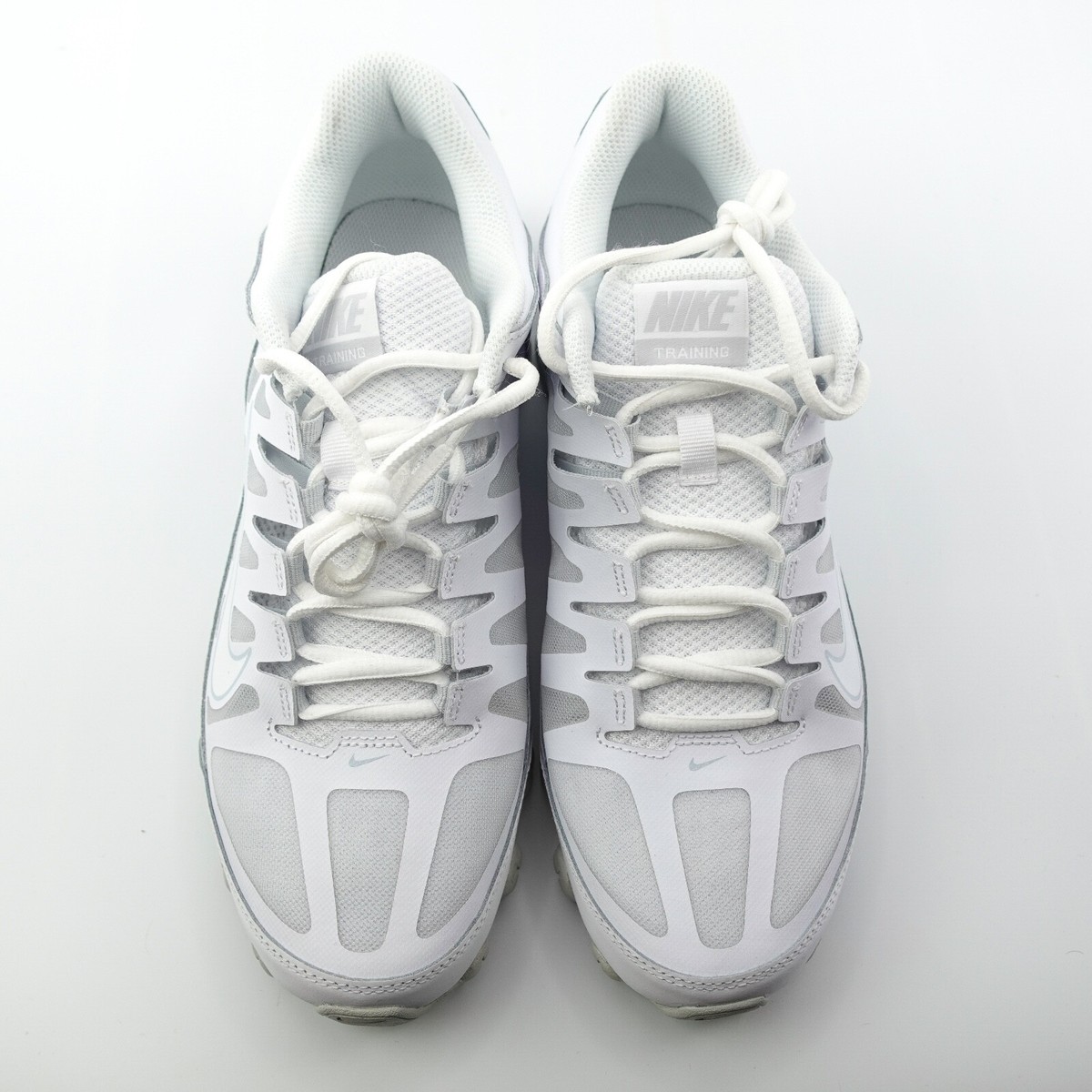 Nike Reax 8 TR Triple White Training Shoes 621716-102 Mens Nike Reax 8 TR Triple White Training Shoes 621716-102 Mens
