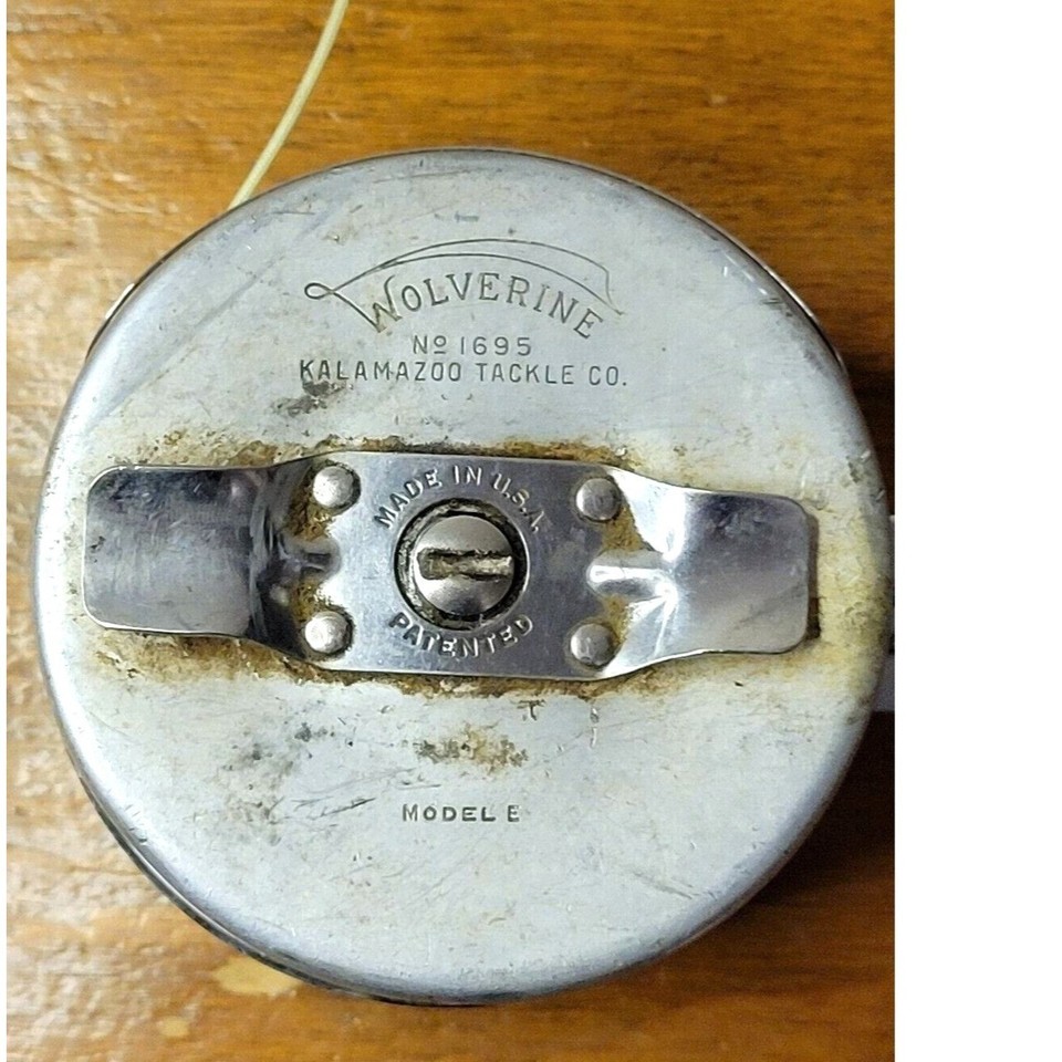 Vintage WOLVERINE Kalamazoo Tackle No 1695 Model E Automatic Fly