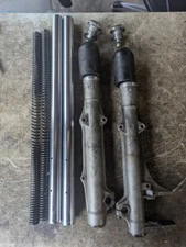 1975 BMW R75/6 FRONT FORKS LOWERS SPRINGS CAPS REFLECTORS