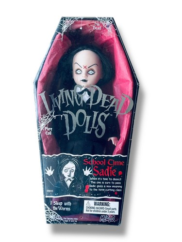Mezco Toys Living Dead Dolls School Time Sadie Sealed in Package
