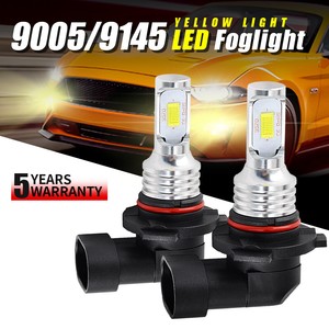 7000k hb3 bulbs 8000lm headlights 70w professional led yellow kit