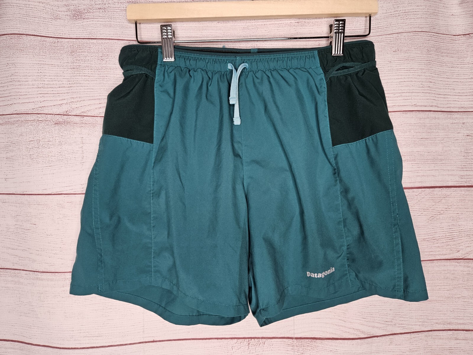 Patagonia Green Lined Logo Pocket Gym Running Crossfi… Gem