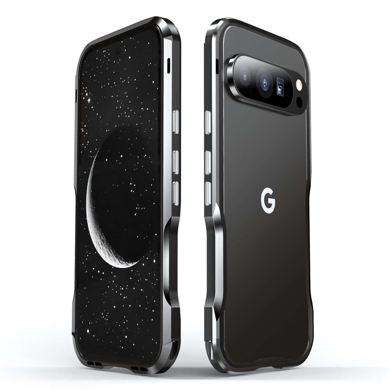 For Google Pixel 8/8 Pro/9 Pro XL Aluminum Metal Frame Bumper Armor ...