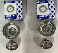 QTY 2 Dearborn COMMERCIAL Super Six 3" Locking Cup Sink Basket Strainers