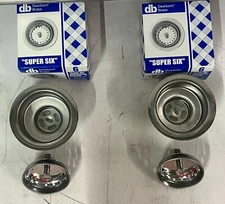 QTY 2 Dearborn COMMERCIAL Super Six 3" Locking Cup Sink Basket Strainers