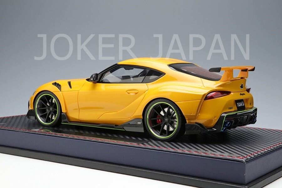 Make Up IDEA 1/18 TOYOTA TOM'S GR Supra 2020 Yellow IM053B