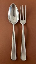 L&ouml;ffel Gabel Set Zeppelin Wohlfahrt Friedrichshafen WMF Deutsches Reich 21cm