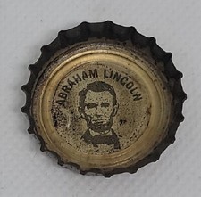 1969 Big Name Bingo Coke Bottle Cap Abe Lincoln