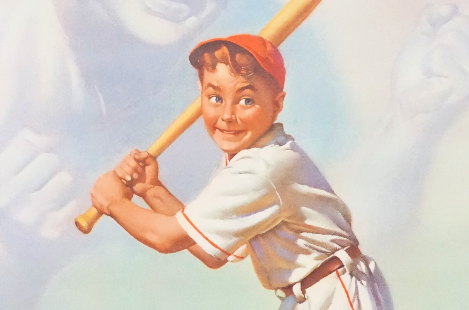 VINTAGE 1950 BROWN & BIGELOW/HALL OF FAME 18