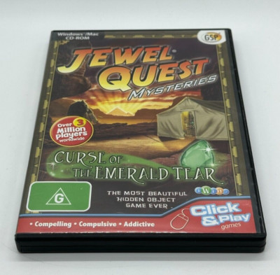 Jewel Quest Mysteries: Curse of The Emerald Tear - PC, 2007 - QUICK AUS DISPATCH