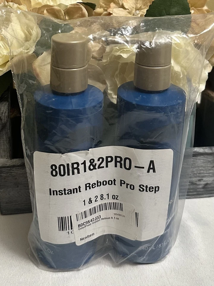 Reinicio instantáneo a prueba de color, tratamiento de 2 pasos, 8,1 oz cada botella nuevo Foto 3 de 4
