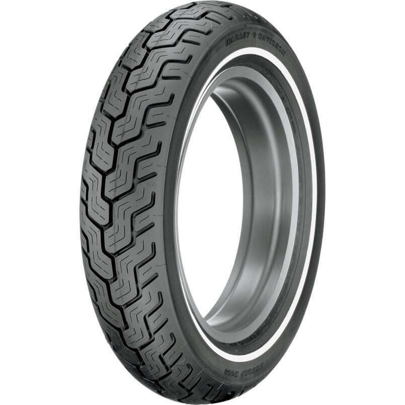 Dunlop D402 Series MT90B16 Slim White Wall Rear Motorcycle Tire | eBay