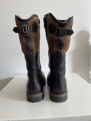 Dirndl & Bua Maronibrater Lammfell Stiefel Gr:36 in OVP - Bild 7 von 11
