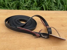 New Weaver Black Bio Western Horse Bridle  SPLIT REINS ~ 7' x 5/8" ~ Trail Ride