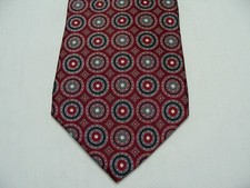 MURANO - Geometric Circles - Made in USA - 100% Silk Neck Tie!