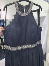 Mascara MC181115 Size 22 Grey Silver Evening Dress prom Slimming  NWT