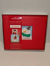 Hallmark Christmas Instant Scrapbook Photo Album 20 Embellished Pages NEW 