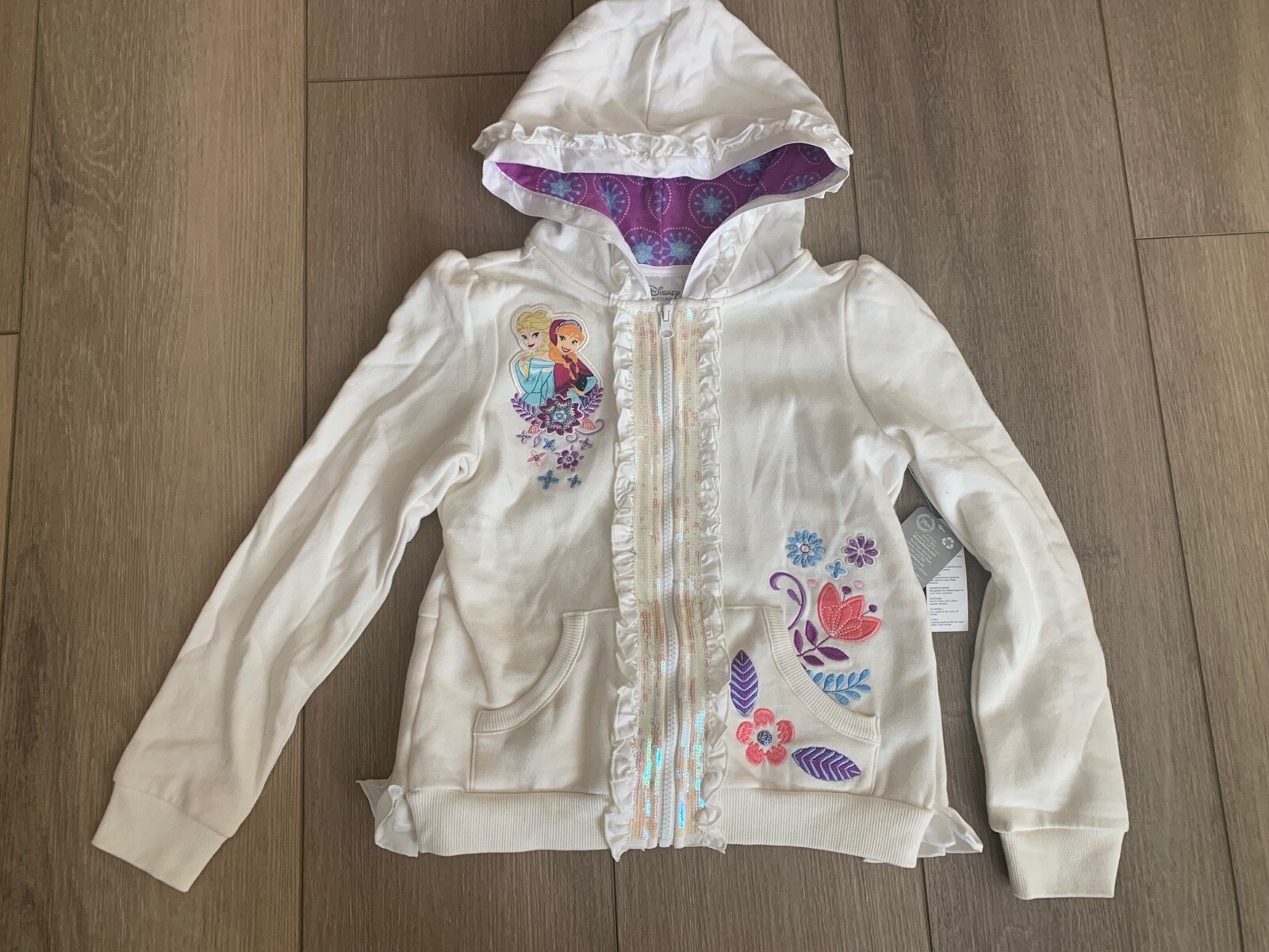 Disney Store Frozen Anna Elsa White 